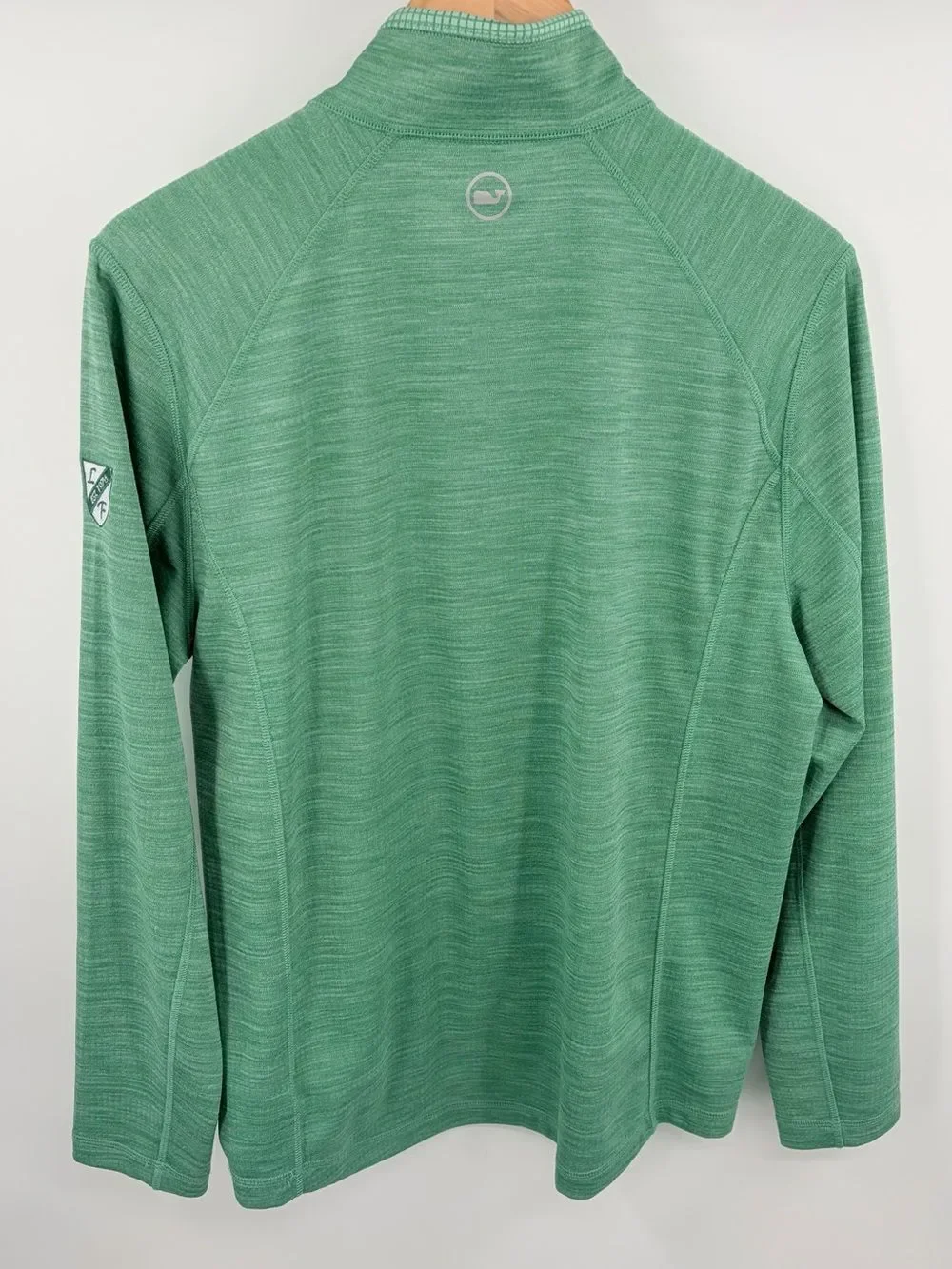 Vineyard Vines sankaty performance green half zip pullover men’s M preppy